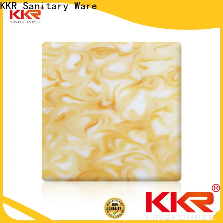 durable solid surface sheets under-mount for motel 1