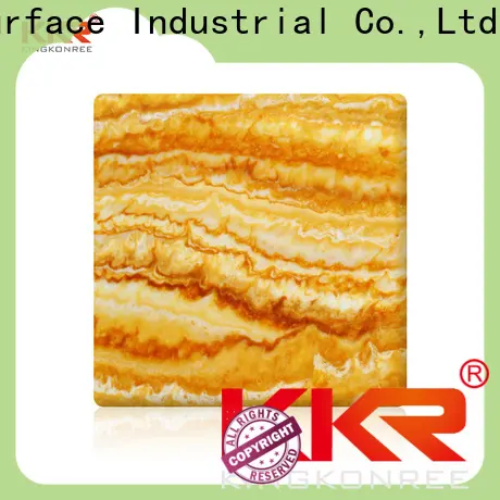 KingKonree solid surface sheets under-mount for motel 1