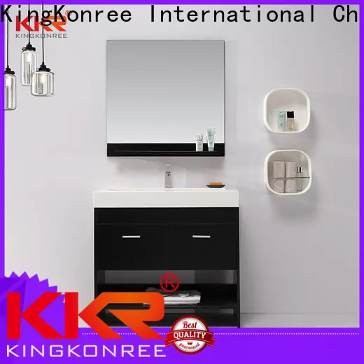 KingKonree bathroom vanity cabinet customized for motel 1
