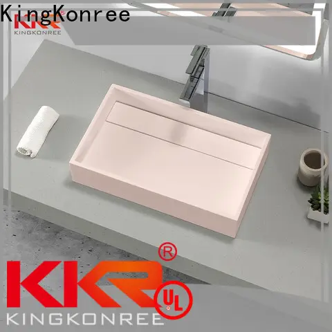 KingKonree above counter bathroom sink bowls design for hotel 1