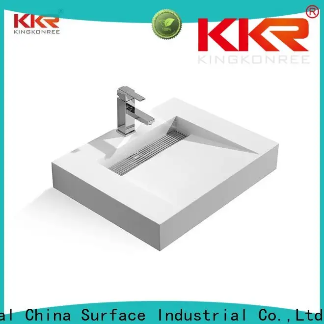 unique wall hung concrete sink design for bathroom 1