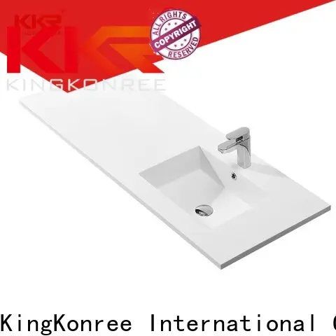 KingKonree small basin cabinet with mirror manufacturer for hotel 1