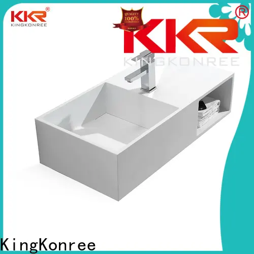 KingKonree black wall hung sink manufacturer for bathroom 1