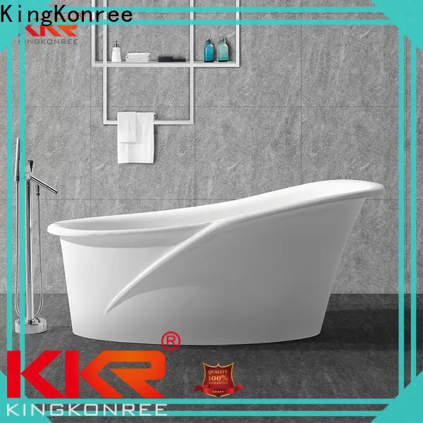 KingKonree hot-sale modern stand alone bathtub ODM for shower room 1