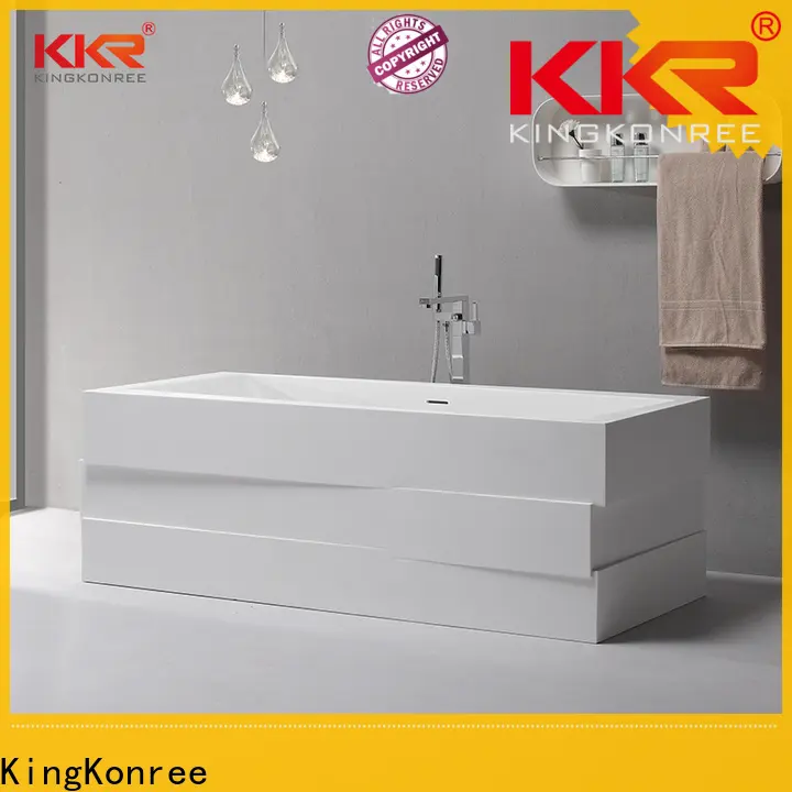 KingKonree high-quality freestanding soaking bathtub OEM for shower room 1