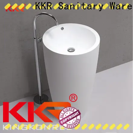 KingKonree shelf small free standing sink design for bathroom 1