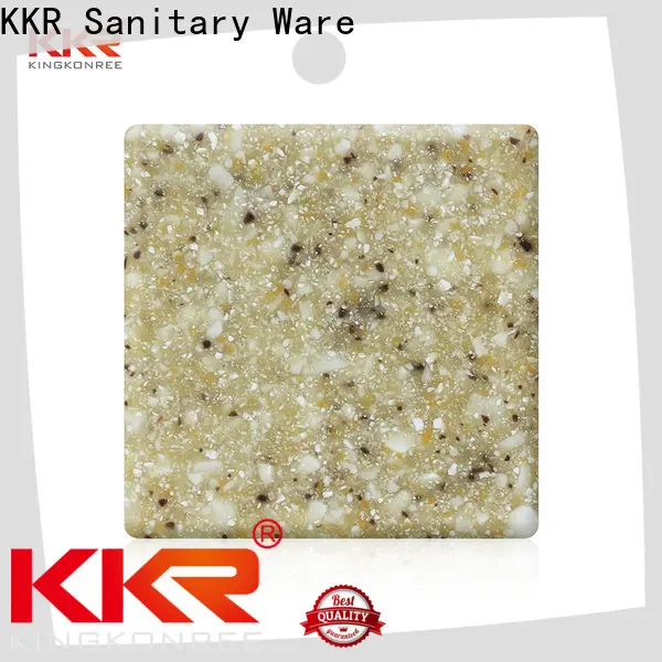 KingKonree solid surface sheets prices manufacturer for restaurant 1