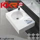 KingKonree mounted crosswater wall hung basin design for hotel 1
