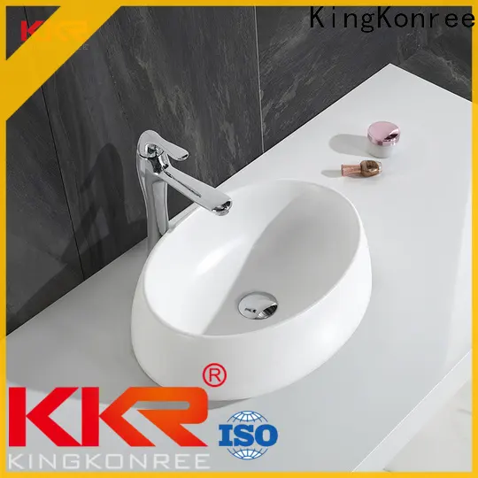 KingKonree rectangle above counter basin at discount for hotel 1