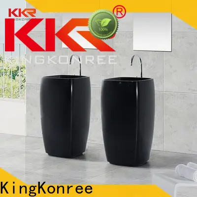 KingKonree shelf free standing sink bowl customized for bathroom 1