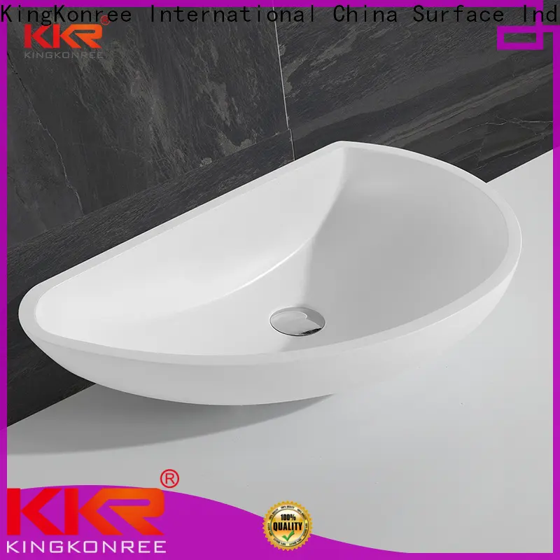 KingKonree marble table top wash basin manufacturer for restaurant 1