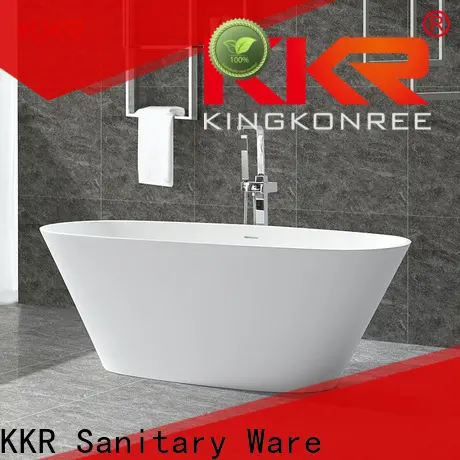 KingKonree hot selling white freestanding tub free design for hotel 1