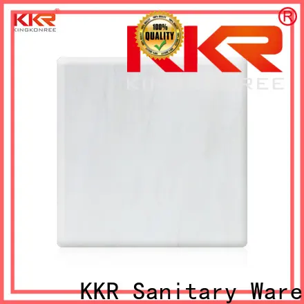 KingKonree black solid surface sheets design for hotel 1