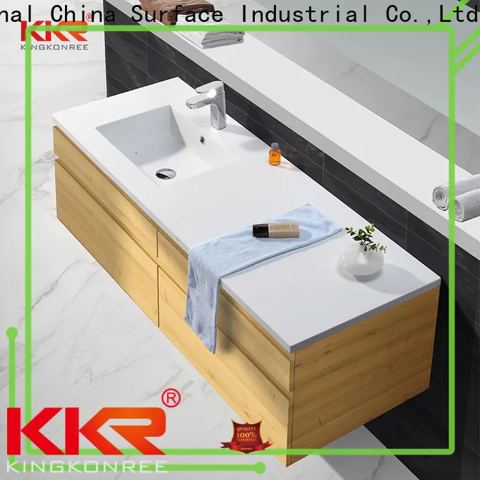 KingKonree elegant freshware cabinet basin supplier for toilet 1