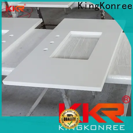 solid 55 inch bathroom vanity top customized for hotel 1