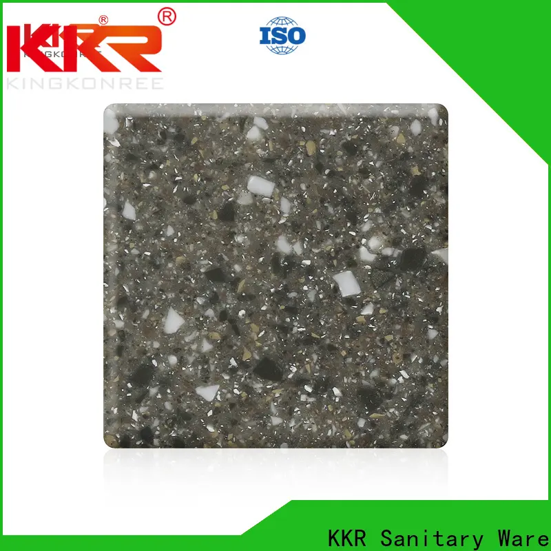yellow discount solid surface sheets customized for restaurant 1