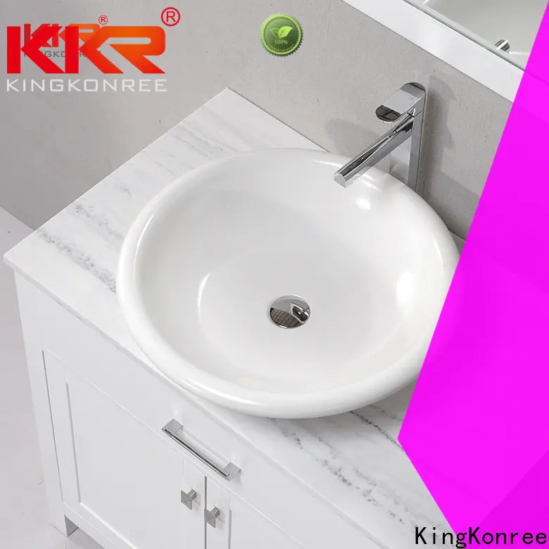 KingKonree above counter lavatory sink cheap sample for restaurant 1