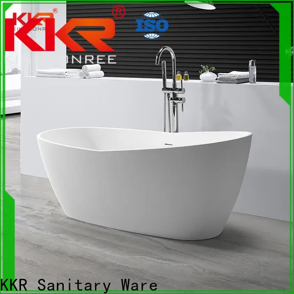 KingKonree marble free standing acrylic bathtubs ODM for shower room 1