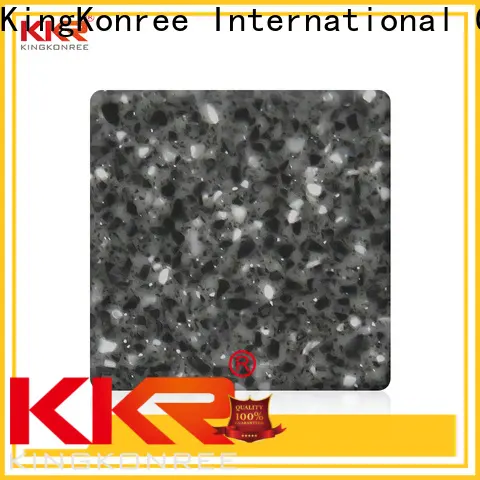 KingKonree gray modified acrylic solid surface manufacturer for restaurant 1