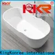 KingKonree black white freestanding bathtub ODM for family decoration 1