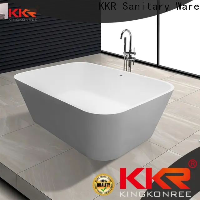 KingKonree solid surface bathtub ODM for hotel 1