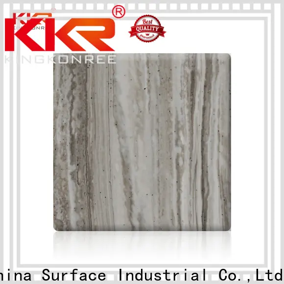 KingKonree newly acrylic solid surface design for hotel 1