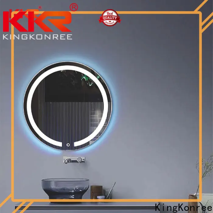 KingKonree led mirror with bluetooth manufacturer for bathroom 1