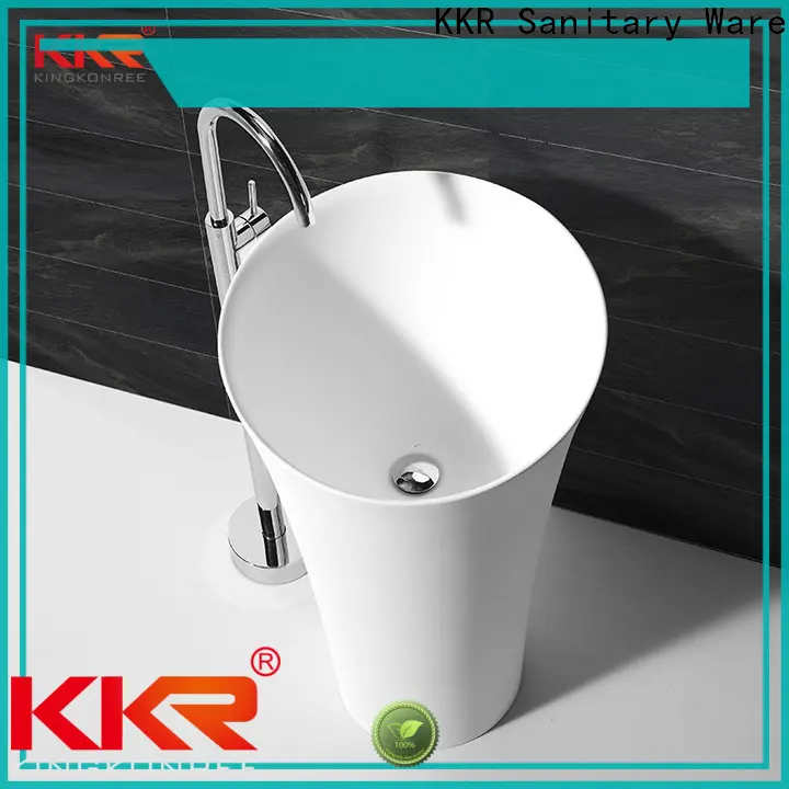 Italian round freestanding basin manufacturer for hotel 1