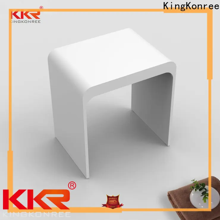 KingKonree teak shower stool factory for restaurant 1