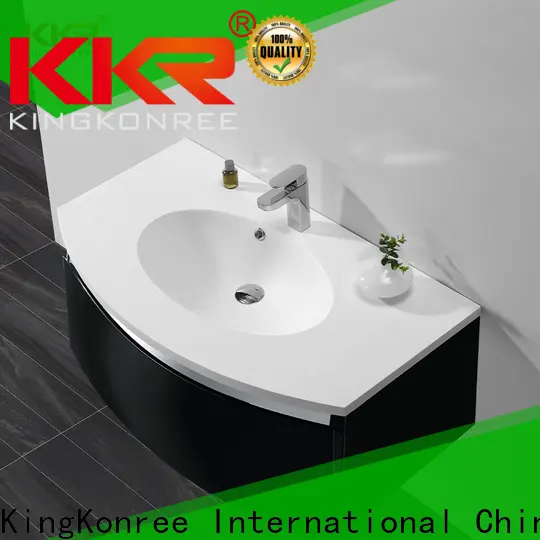 KingKonree resin bathroom cabinet with basin on top manufacturer for bathroom 1