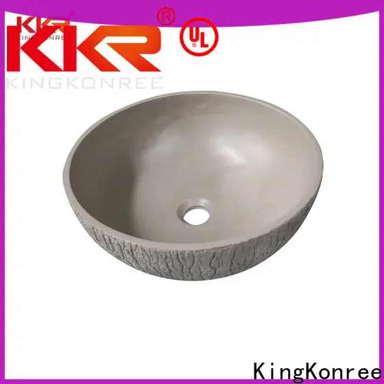 elegant above counter square bathroom sink supplier for home 1