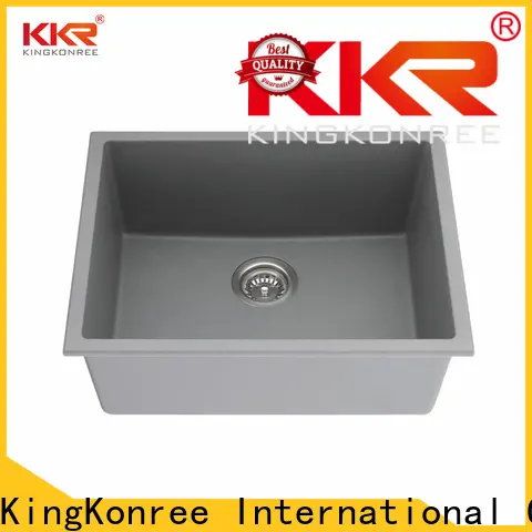 KingKonree durable archer undermount sink customized for villa 1