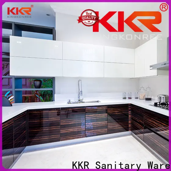 glossy strata solid surface worktops high-qualtiy for kitchen 1