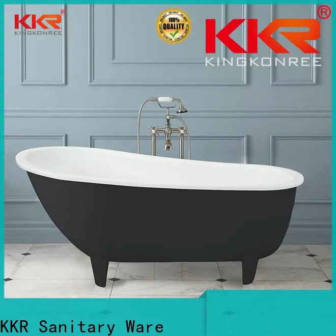 KingKonree durable white freestanding tub supplier for hotel 1