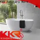 KingKonree solid surface freestanding bathtub free design for family decoration 1