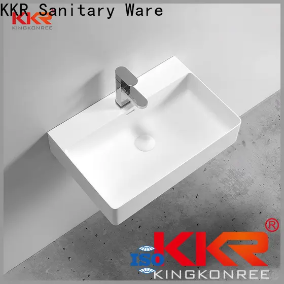 KingKonree smooth no hole wall mount sink manufacturer for bathroom 1