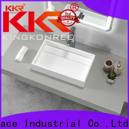 KingKonree standard bathroom sinks above counter basins design for hotel 1