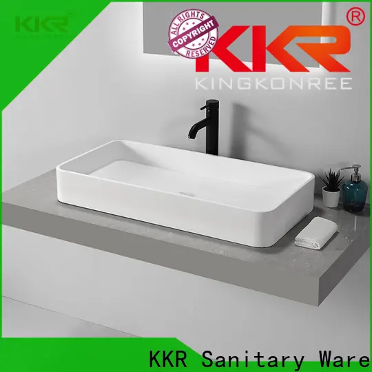 KingKonree durable counter top basins cheap sample for hotel 1