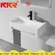 KingKonree wall hung marble basin sink for toilet 1
