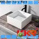KingKonree elegant square above counter basin design for restaurant 1