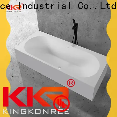 KingKonree overflow free standing bathtubs for sale OEM for bathroom 1