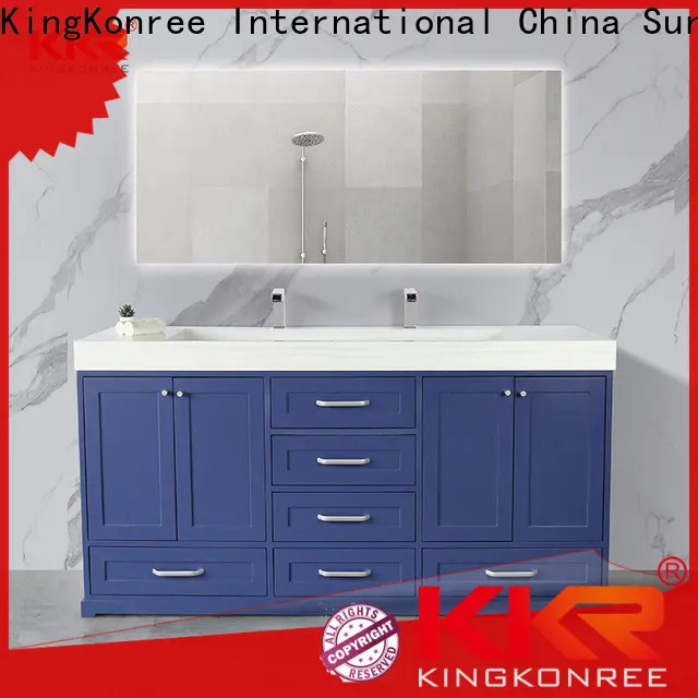hot-sale double sink cabinet latest design for home 1