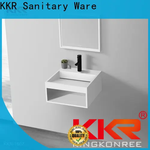 KingKonree acrylic vintage wall sink customized for bathroom 1