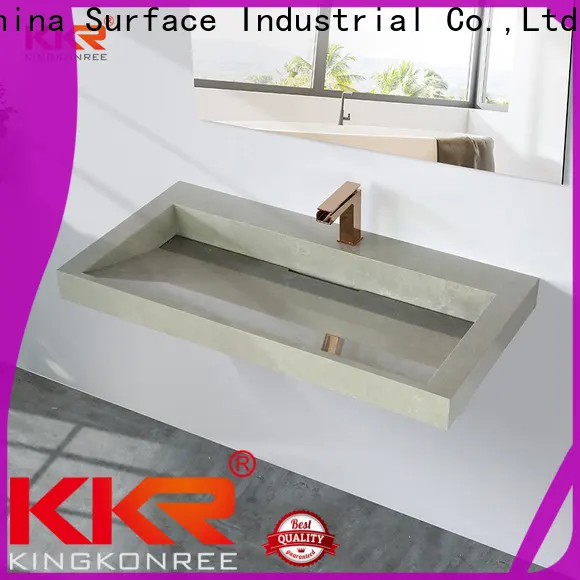 KingKonree wall hung basin black customized for toilet 1