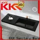 fancy double wall mount sink supplier for bathroom 1