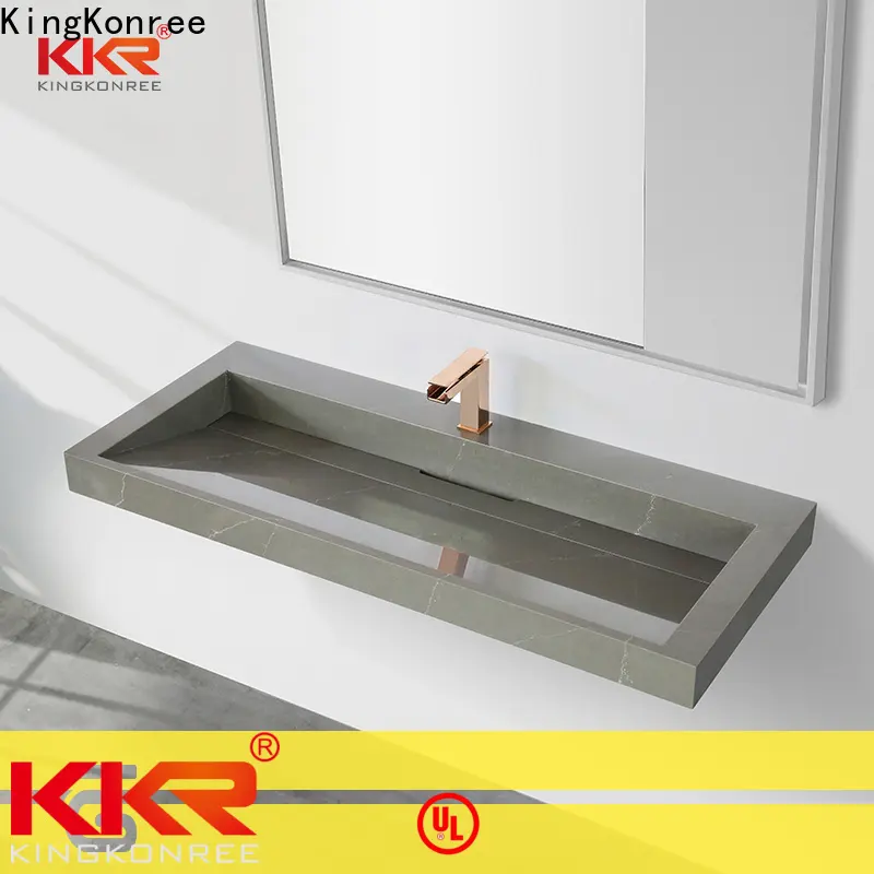 KingKonree unique marble wall hung basin manufacturer for toilet 1