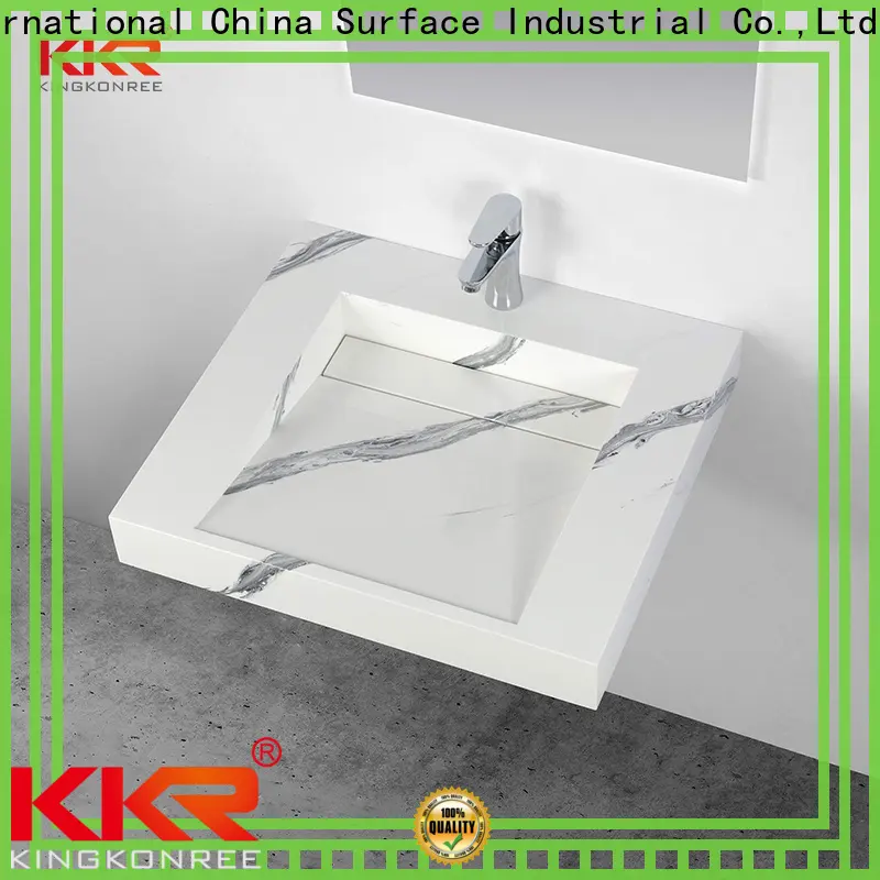 KingKonree classic wall mounted basin bunnings design for bathroom 1