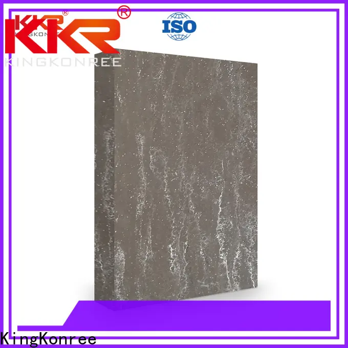 KingKonree acrylic solid surface sheet prices directly sale for hotel 1