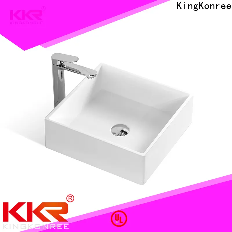 KingKonree top mount bathroom sink customized for home 1