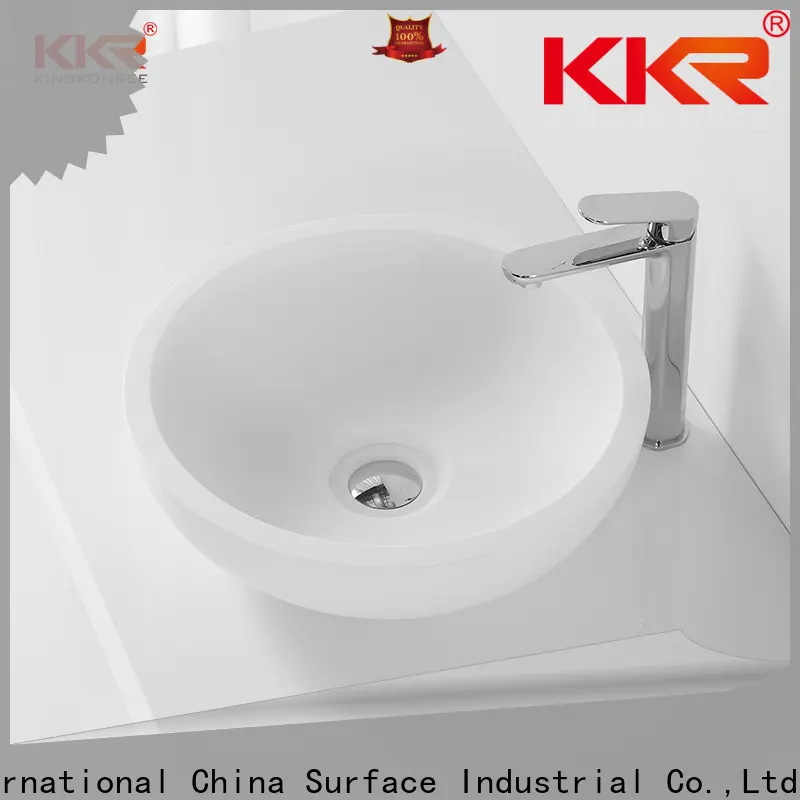 KingKonree standard above counter wash basin manufacturer for hotel 1